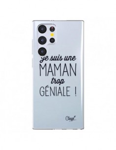Coque Samsung Galaxy S22 Ultra 5G Je suis une Maman trop...