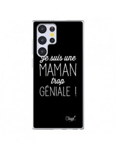 Coque Samsung Galaxy S22 Ultra 5G Je suis une Maman trop...