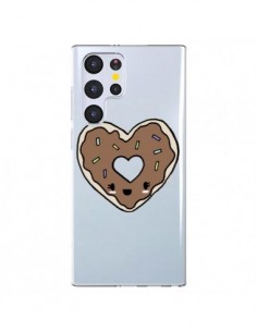 Coque Samsung Galaxy S22 Ultra 5G Donuts Heart Coeur...