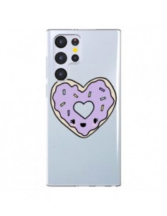 Coque Samsung Galaxy S22 Ultra 5G Donuts Heart Coeur...