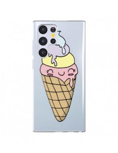 Coque Samsung Galaxy S22 Ultra 5G Ice Cream Glace Summer...