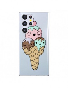 Coque Samsung Galaxy S22 Ultra 5G Ice Cream Glace Summer...