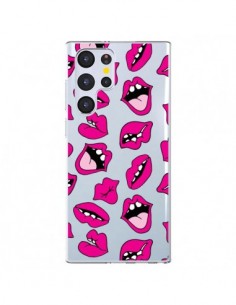 Coque Samsung Galaxy S22 Ultra 5G Lèvres Lips Bouche Kiss...