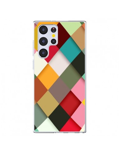 Coque Samsung Galaxy S22 Ultra 5G Colorful Mosaique - Danny Ivan