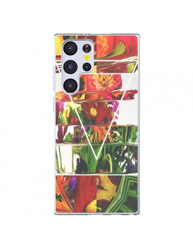 Coque Samsung Galaxy S22 Ultra 5G Facke Flowers Fleurs - Danny Ivan