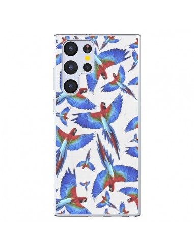 Coque Samsung Galaxy S22 Ultra 5G Perroquets Parrot - Eleaxart