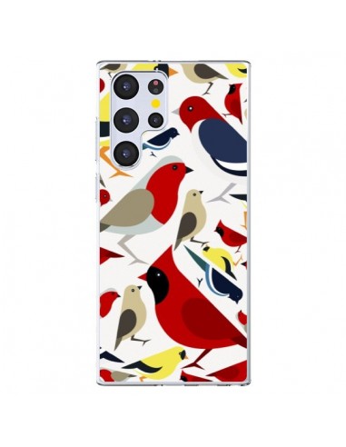 Coque Samsung Galaxy S22 Ultra 5G Oiseaux Birds - Eleaxart