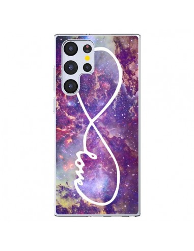 Coque Samsung Galaxy S22 Ultra 5G Love Forever Infini Galaxy - Eleaxart