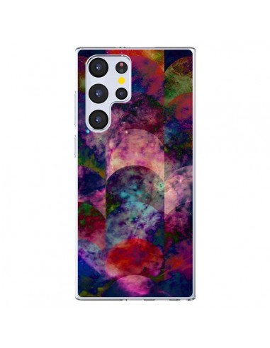 Coque Samsung Galaxy S22 Ultra 5G Abstract Galaxy Azteque - Eleaxart