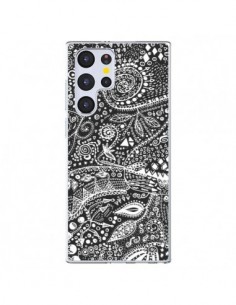 Coque Samsung Galaxy S22 Ultra 5G Azteque Noir et Blanc -...