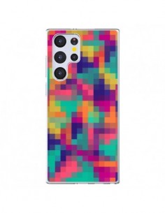Coque Samsung Galaxy S22 Ultra 5G Exotic Mosaic Pixels...