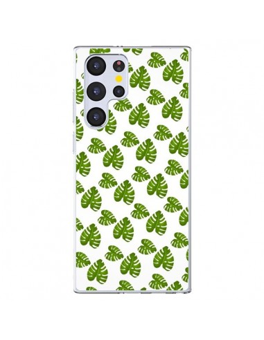 Coque Samsung Galaxy S22 Ultra 5G Plantes vertes - Eleaxart