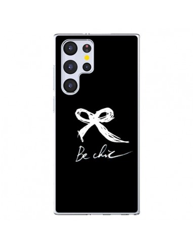 Coque Samsung Galaxy S22 Ultra 5G Be Chic Noeud Papillon Blanc -  Léa Clément