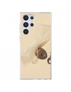 Coque Samsung Galaxy S22 Ultra 5G Key to my heart Clef...
