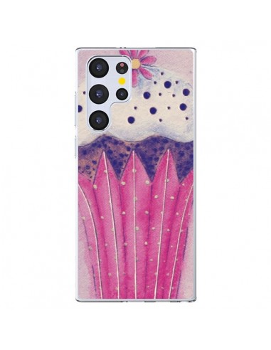 Coque Samsung Galaxy S22 Ultra 5G Cupcake Rose - Irene Sneddon