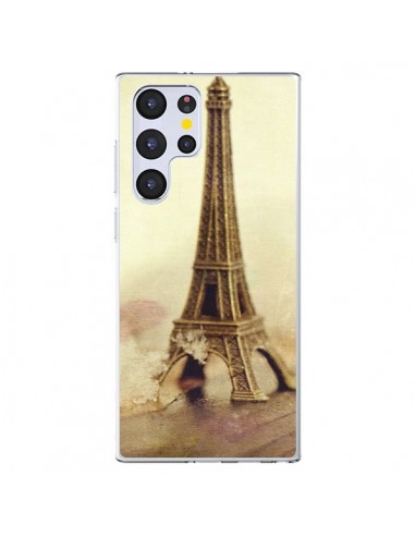 Coque Samsung Galaxy S22 Ultra 5G Tour Eiffel Vintage - Irene Sneddon