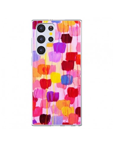 Coque Samsung Galaxy S22 Ultra 5G Pois Roses Dottie - Ebi Emporium