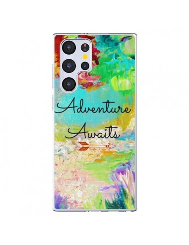 Coque Samsung Galaxy S22 Ultra 5G Adventure Awaits Fleurs - Ebi Emporium