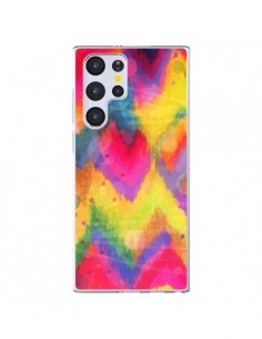 Coque Samsung Galaxy S22 Ultra 5G Coeur Tribal - Ebi...