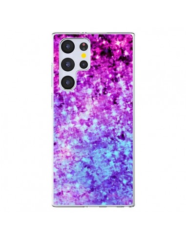 Coque Samsung Galaxy S22 Ultra 5G Radiant Orchid Galaxy Paillettes - Ebi Emporium