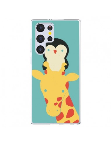 Coque Samsung Galaxy S22 Ultra 5G Girafe Pingouin Meilleure Vue Better View - Jay Fleck