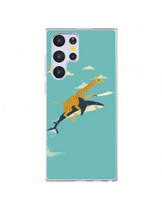 Coque Samsung Galaxy S22 Ultra 5G Girafe Epee Requin...