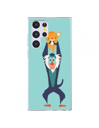 Coque Samsung Galaxy S22 Ultra 5G Futur Roi Lion King Rafiki - Jay Fleck