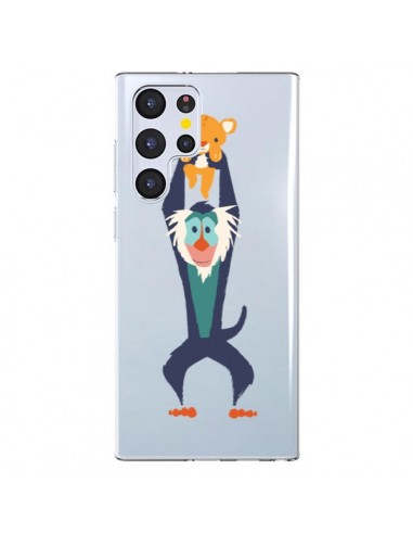 Coque Samsung Galaxy S22 Ultra 5G Futur Roi Lion King Rafiki Transparente - Jay Fleck