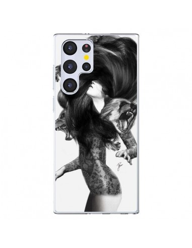 Coque Samsung Galaxy S22 Ultra 5G Femme Ours - Jenny Liz Rome