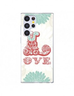 Coque Samsung Galaxy S22 Ultra 5G Love Fleurs Flourish -...