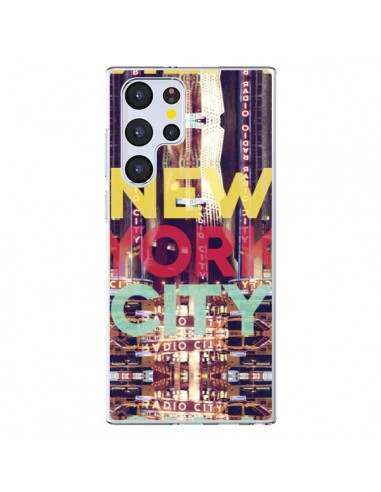 Coque Samsung Galaxy S22 Ultra 5G New York City Buildings - Javier Martinez