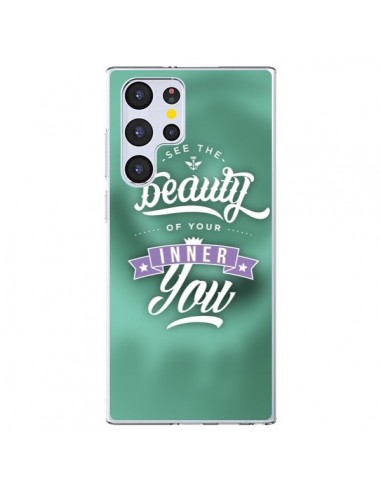 Coque Samsung Galaxy S22 Ultra 5G Beauty Vert - Javier Martinez