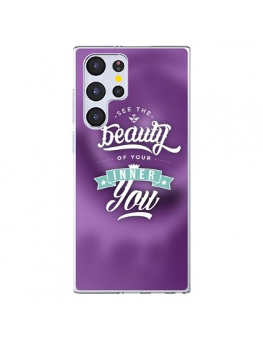 Coque Samsung Galaxy S22 Ultra 5G Beauty Violet - Javier Martinez