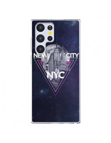 Coque Samsung Galaxy S22 Ultra 5G New York City Triangle Rose - Javier Martinez