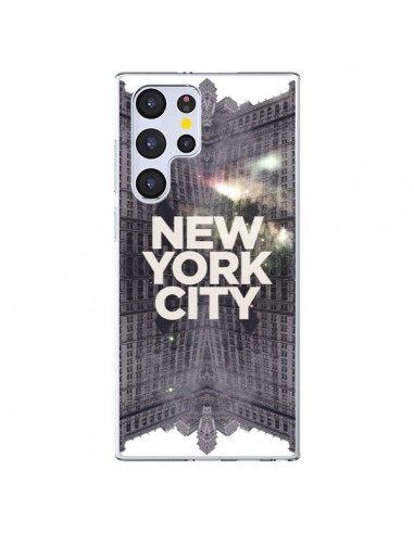 Coque Samsung Galaxy S22 Ultra 5G New York City Gris - Javier Martinez