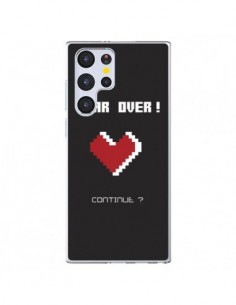 Coque Samsung Galaxy S22 Ultra 5G Year Over Love Coeur...