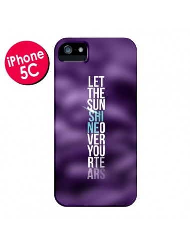 Coque Sunshine Violet pour iPhone 5C - Javier Martinez