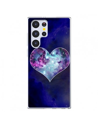 Coque Samsung Galaxy S22 Ultra 5G Nebula Heart Coeur Galaxie - Jonathan Perez