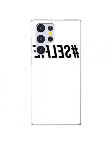 Coque Samsung Galaxy S22 Ultra 5G Hashtag Selfie Noir Inversé - Jonathan Perez