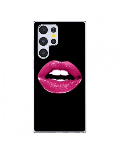 Coque Samsung Galaxy S22 Ultra 5G Lèvres Roses - Jonathan Perez