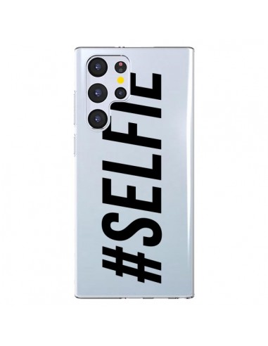 Coque Samsung Galaxy S22 Ultra 5G Hashtag Selfie Transparente - Jonathan Perez