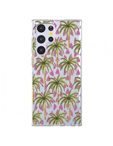Coque Samsung Galaxy S22 Ultra 5G Palmier Palmtree Transparente - Dricia Do