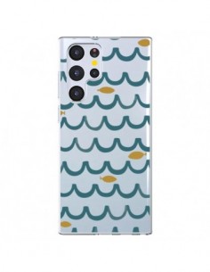 Coque Samsung Galaxy S22 Ultra 5G Poisson Fish Water...