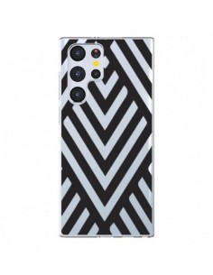 Coque Samsung Galaxy S22 Ultra 5G Geometric Azteque Noir...