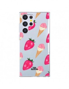 Coque Samsung Galaxy S22 Ultra 5G Strawberry Ice Cream...