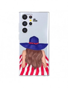 Coque Samsung Galaxy S22 Ultra 5G Beah Girl Fille Plage...