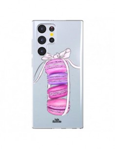 Coque Samsung Galaxy S22 Ultra 5G Macarons Pink Purple...