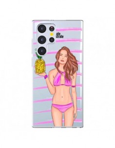 Coque Samsung Galaxy S22 Ultra 5G Malibu Ananas Plage Ete...