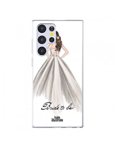 Coque Samsung Galaxy S22 Ultra 5G Bride To Be Mariée Mariage - kateillustrate