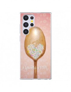Coque Samsung Galaxy S22 Ultra 5G Cuillère Love - Lisa...